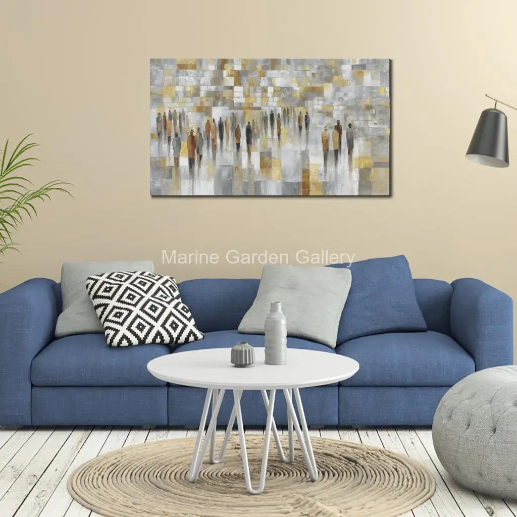 Textured Jewish Oil Painting Abstract Kotel Canvas Art Handmade Whispers Jerusalem Large Judaic Modern Living Room Wall Decor