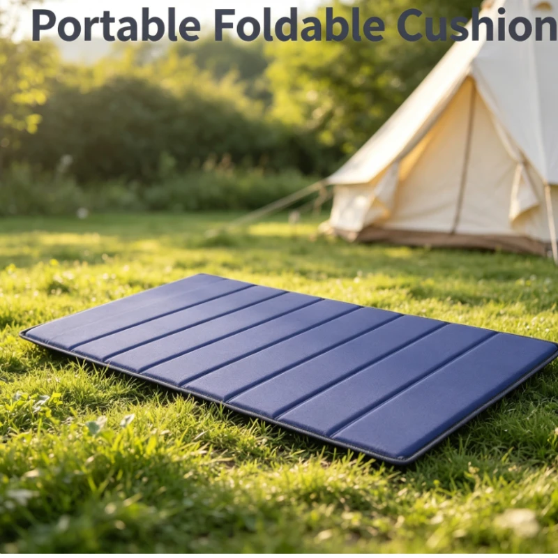 Foldable Exercise Mat With Non Slip Surface And Multi Section Design For Home Gym And Yoga Practice