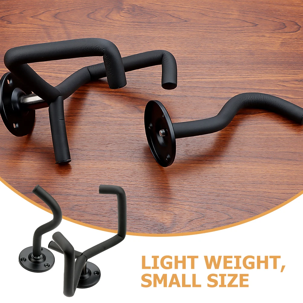 

Guitar Hanger Short T108A Ukulele Wall Hook Bass Iron Guitar Mount Hanger Mount String Instrument Rack Practical Holder