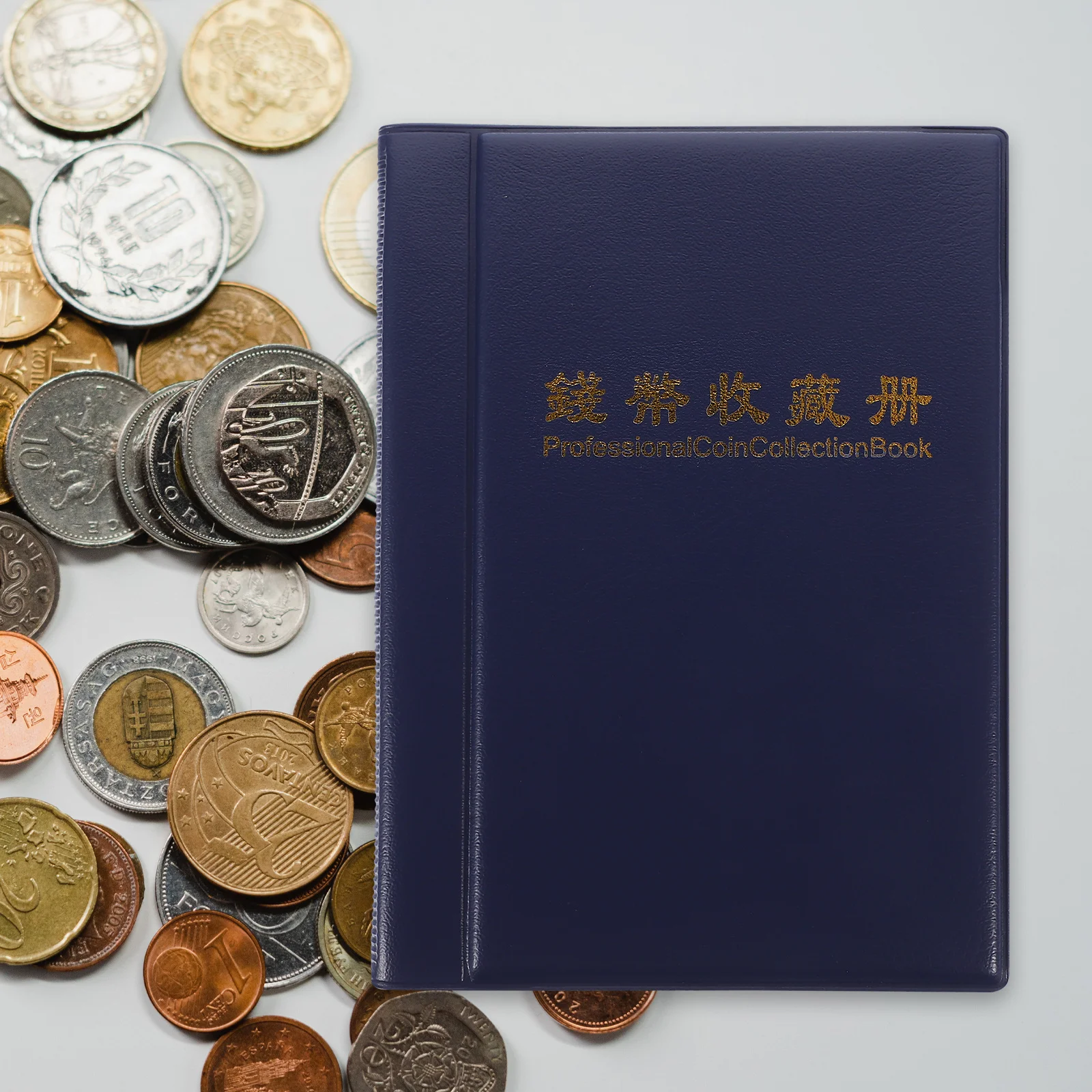 

Hard Coin Storage Album With Multi-Pockets Transparent Design For Coin Book Commemorative Holder