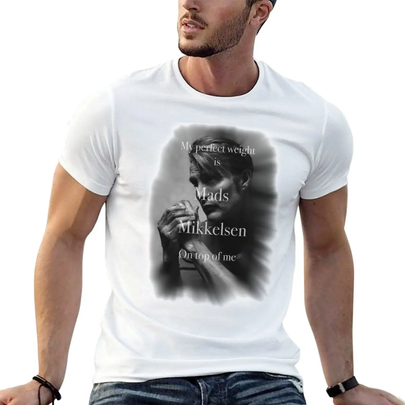 

t t Perfect cotton My T-Shirt cotton Me shirts On man man Is t for cotton shirt 100% Mads shirts Mikkelsen Top Of Weight