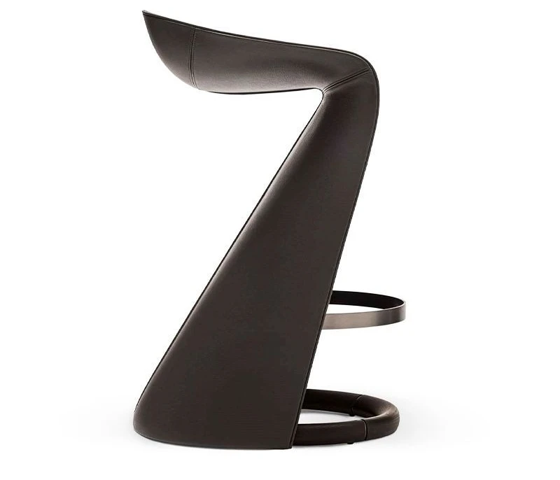 Light luxury bar chair creative special-shaped bar chair coffee shop front desk single chair