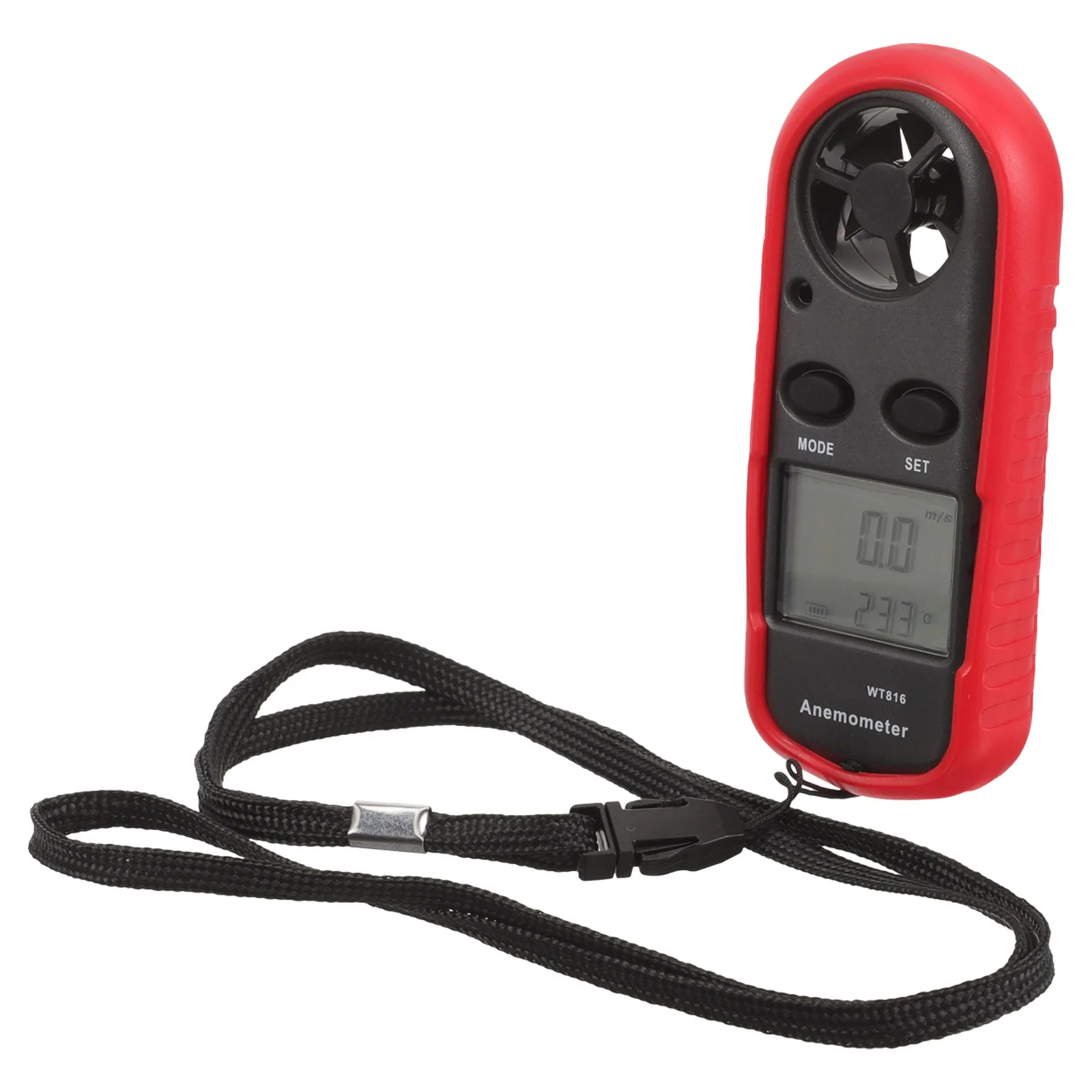 

Mini Portable Anemometer WT816 Wind Speed Anemometer Temperature Measurement Instrument Air Gauge H held Outdoor