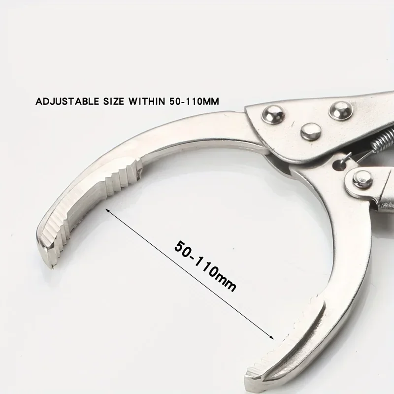 Clamp Filter Wrench Oil Grid Wrench Oil Change Adjustable Multi-Function Engine Oil Filter Wrench Car Disassembly Tool Repair image 6