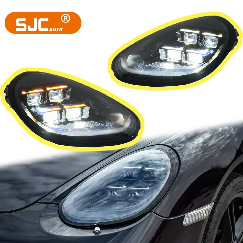 Auto Car Accessories Headlight For Porsche 987.2 Lamp Upgrade To 2025 Style Daytime Running Light High-quality Front Light