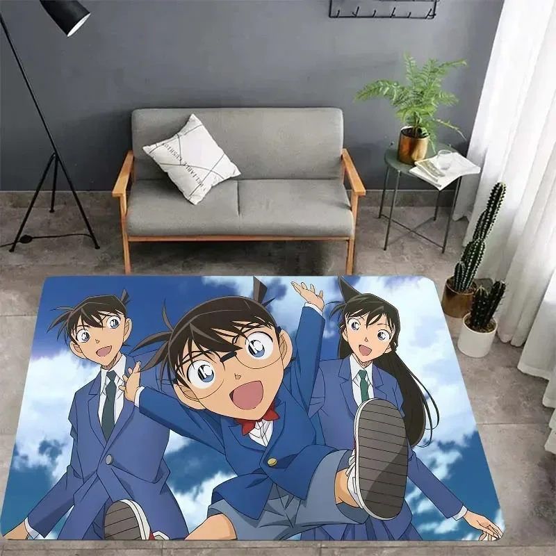 3D cartoon detective Conan rugs living room bedroom decor rugs home bathroom accessories kitchen balcony mats birthday present