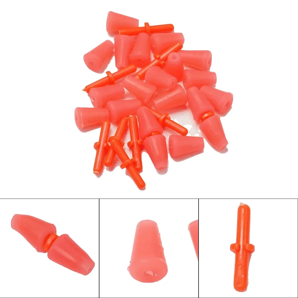 10pcs Fishing Tool Fishing Bar Cara Anti Wind Anti Slip Rod Bobber Fishing Tackle Stoppers Float Stoppers Fishing Float