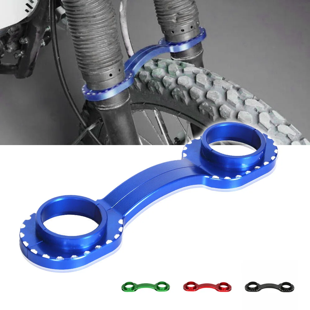 

Motorcycle 3D CNC Aluminum Front Fork Brace Stabilizer Holder For Kawasaki KLR650 KLR 650 2008 2009 2010 2011 2012 2013-2023