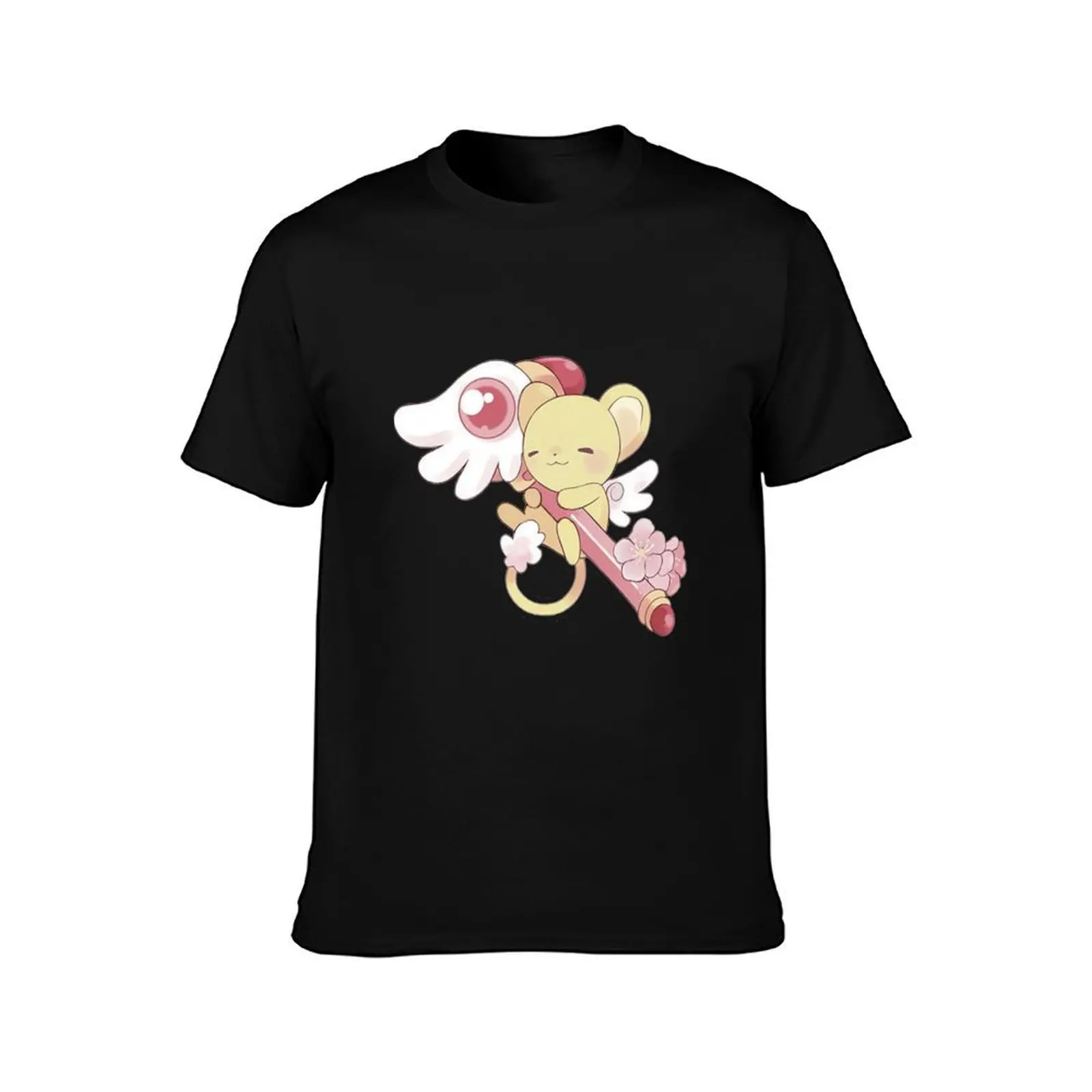 Cardcaptor Sakura Kero and DreamStaff T-Shirt, Summer Casual Cotton Tee, Oversized Streetwear Tops, Vintage Graphic Print