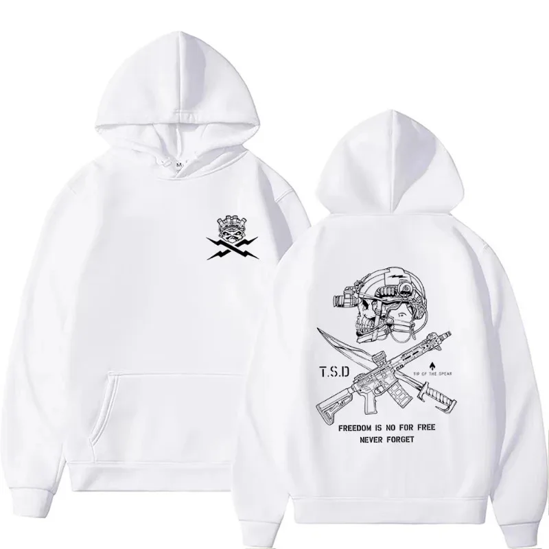 تلميح من الرمح الأشعة السينية سبارتا التكتيكية الهيكل العظمي طباعة هوديي الرجال النساء موضة كنزة بمقاس كبير هوديس الذكور ملابس رياضية غير رسمية