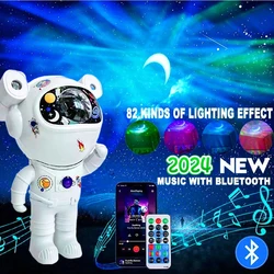 Galaxy Star Projector LED Night Light DIY Astronaut Nebula Porjectors Lamp For Bedroom Home Decorative Luminaires Children Gifts