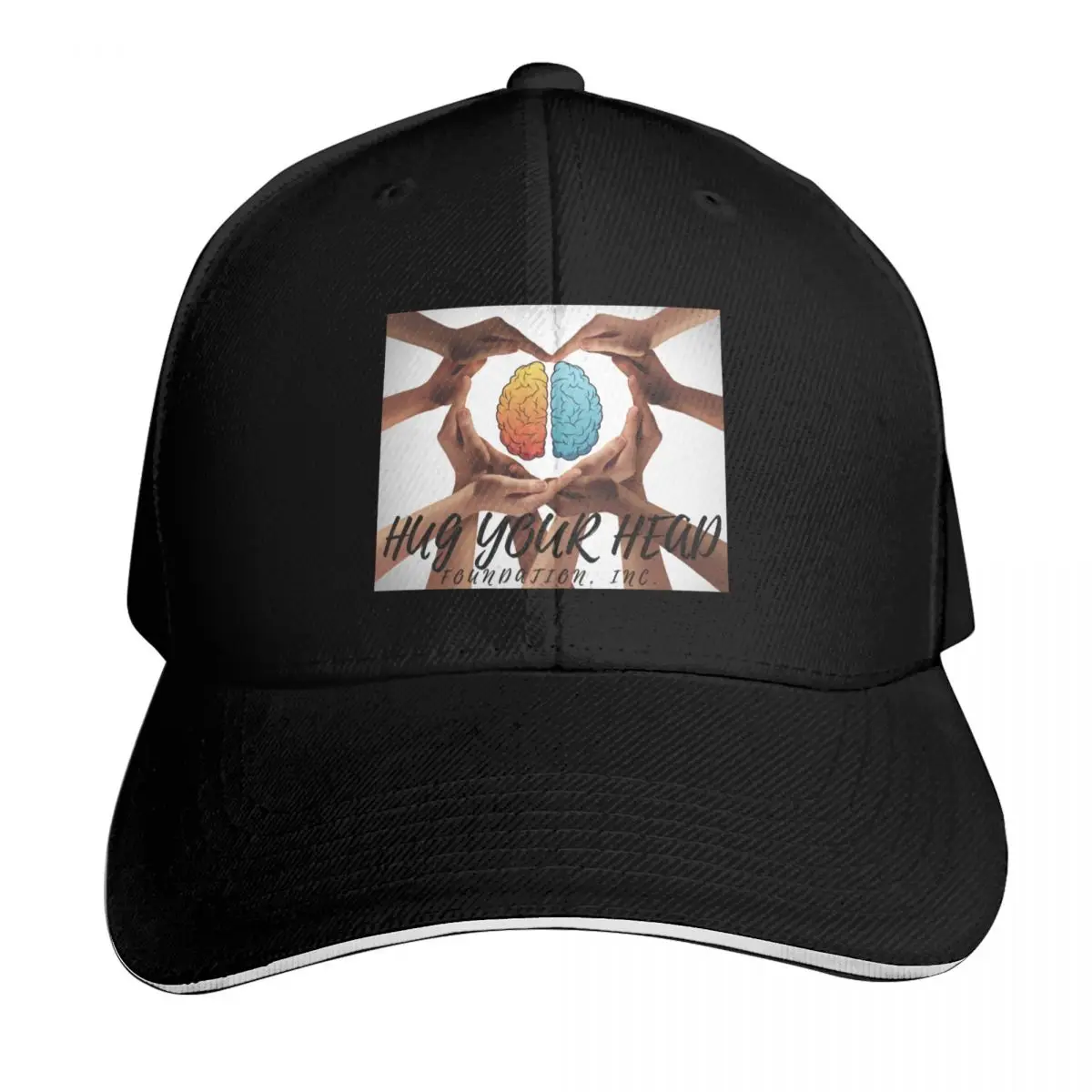 Hug Your Head Foundation, S.L.U. Gorra de béisbol de perfil bajo, sin estructura, unisex, para hombres y mujeres, ideal para actividades al aire libre, golf, correr y hacer senderismo.