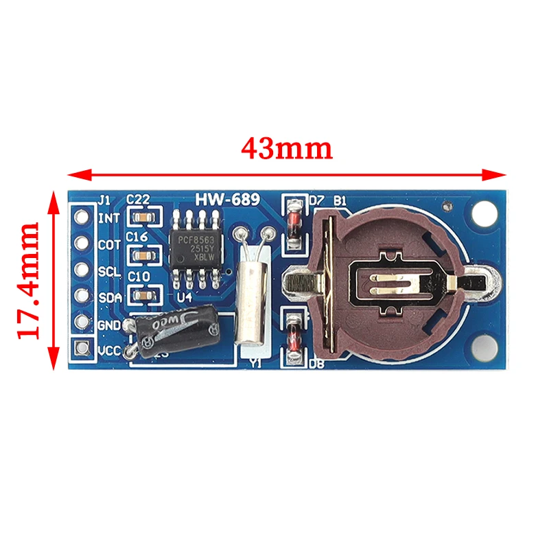 PCF8563T Real Time Clock Module PCF8563 Timing Time Record Sensor Board I2C RTC Clock Module For Arduino DIY