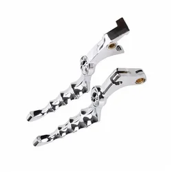 Chrome Skull Zombie Brake Clutch Levers for Honda Shadow VT 600 750 1300 1100 CB