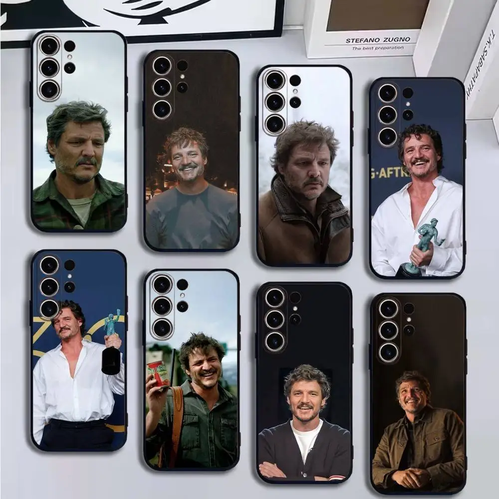 

Pedro Pascal Phone Case For SamsungS25,24,21,22,23,30,Ultra,20,Plus,Fe,Lite,Note,10,9,5G Black Cover