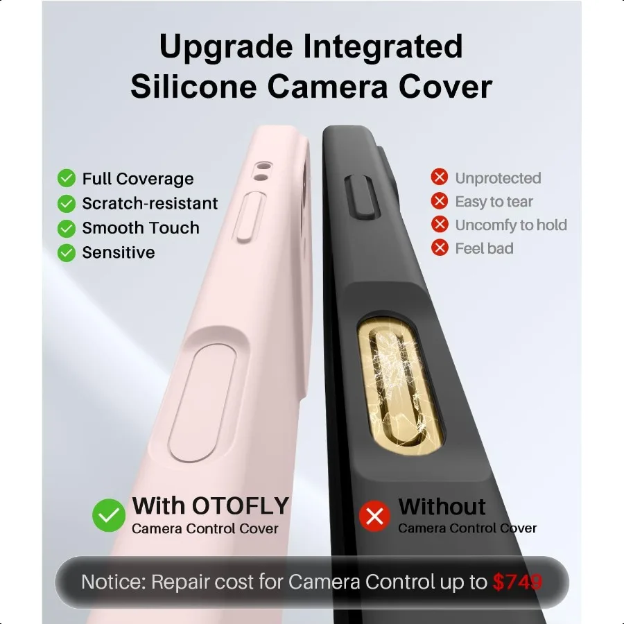 Magnetic for iPhone 17 CaseCompatible with Magsafe Classic Liquid Silicone Mobile Phone Case Integrated Camera Control Button A