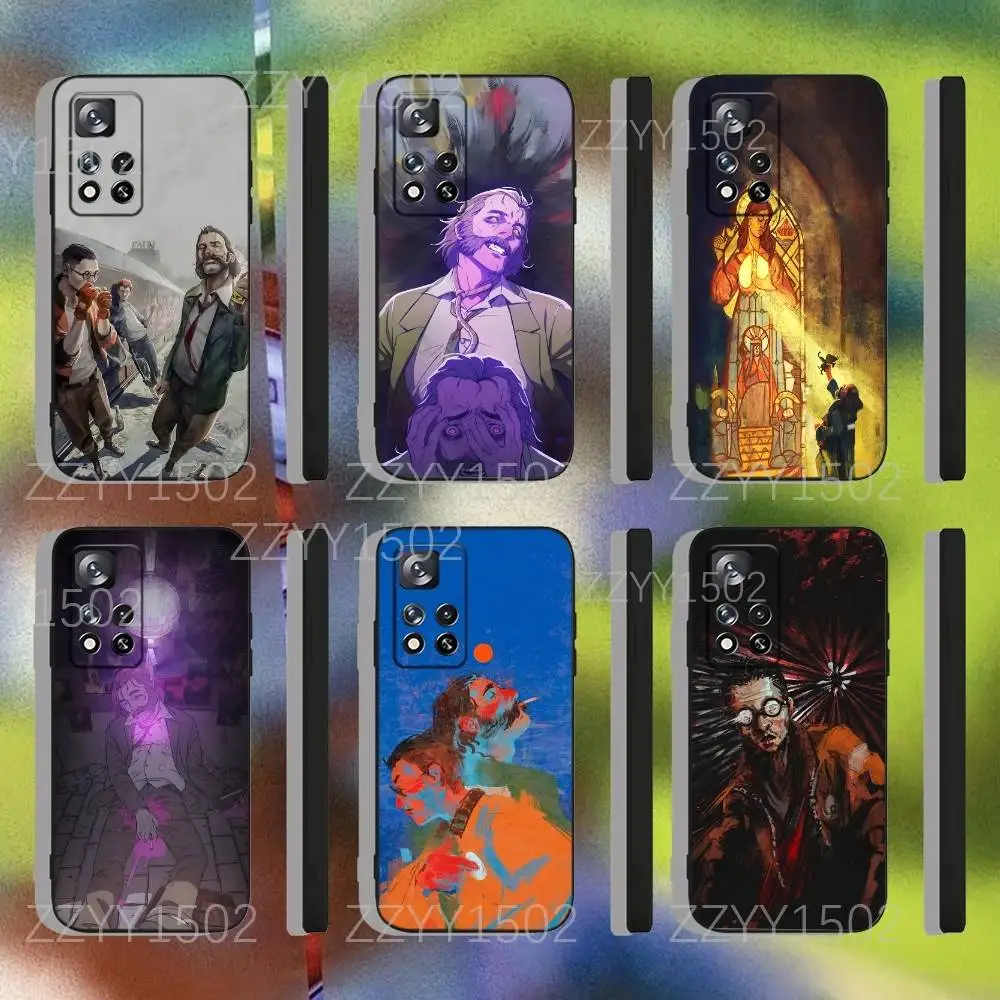 

D-DiscoS E-ElysiumS Game Phone Case For Samsung S25,S24,Ultra,S20,S30,Plus,S22,S23,Ultra,Plus,5G Black Silicone Soft