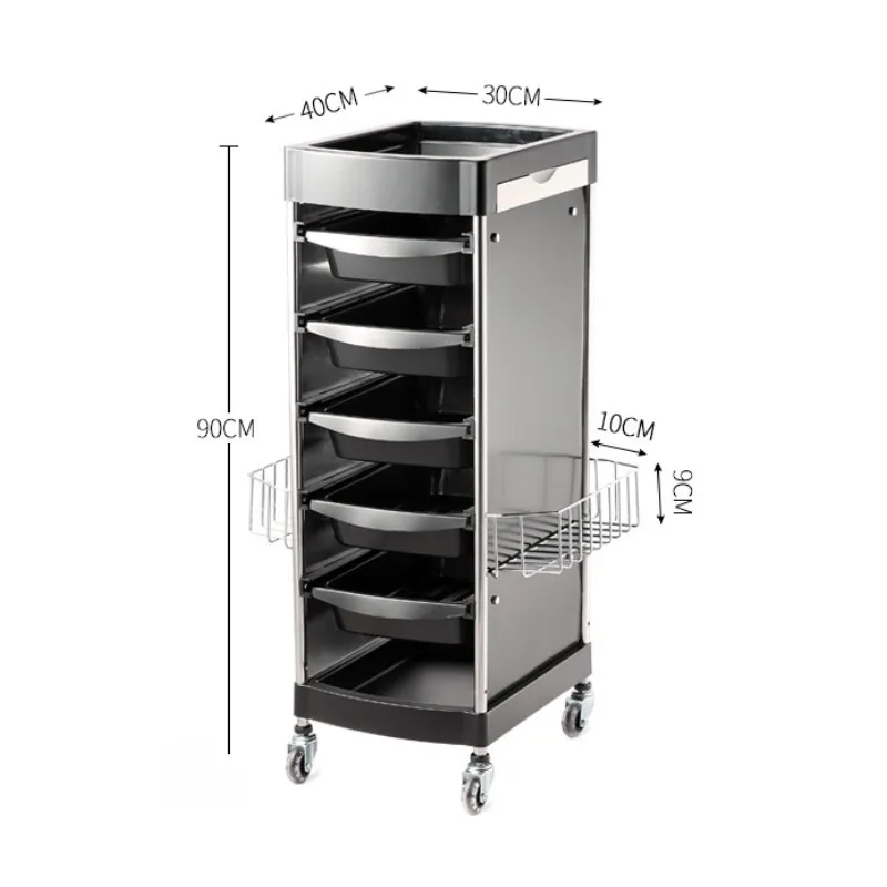 Auxiliary Car With Wheels Trolley Makeup Cart Machine Professional Beauty Salon Furniture Luxury Living Room Carritos Organizer