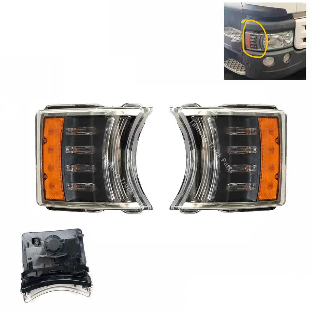 

2 PCS LED Turn Signal LAMP For SCANIA P G R T SERIES INDICATOR XENON & LED DAY TIME RUNNING LIGHTS 1949900 2442637 2241544