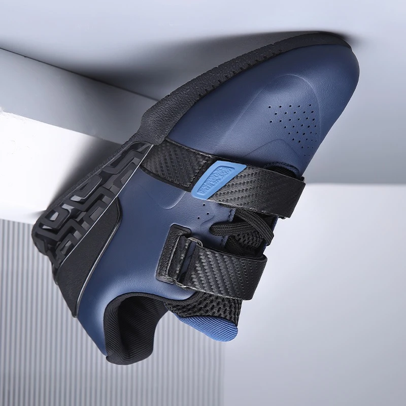 Professional Men Powerlifting Shoes Non Slip Strength Training Shoes Weightlifting Squated Shoes Wear-Resisting Low Top Sneakers