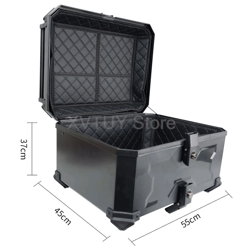 58L مقاوم للماء خوذة حقيبة أمتعة لسيارات BMW العالمي موتو دراجة نارية صندوق جذع علوي الرجال ركوب السفر تخزين الأدوات ABS