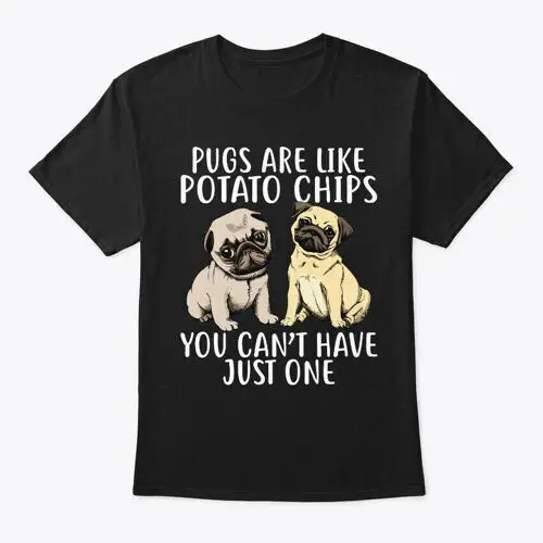 

Funny Pug Dog Gift T-Shirt Made in the USA Size S to 5XL