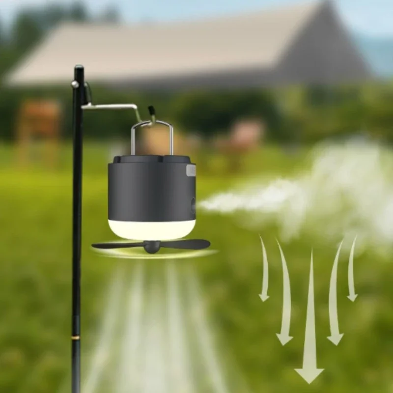 

Вентилятор для кемпинга, перезаряжаемый беспроводной электрический вентилятор, уличный светодиодный светильник, портативные вентиляторы для кемпинга, многофункциональная лампа для отпугивания комаров