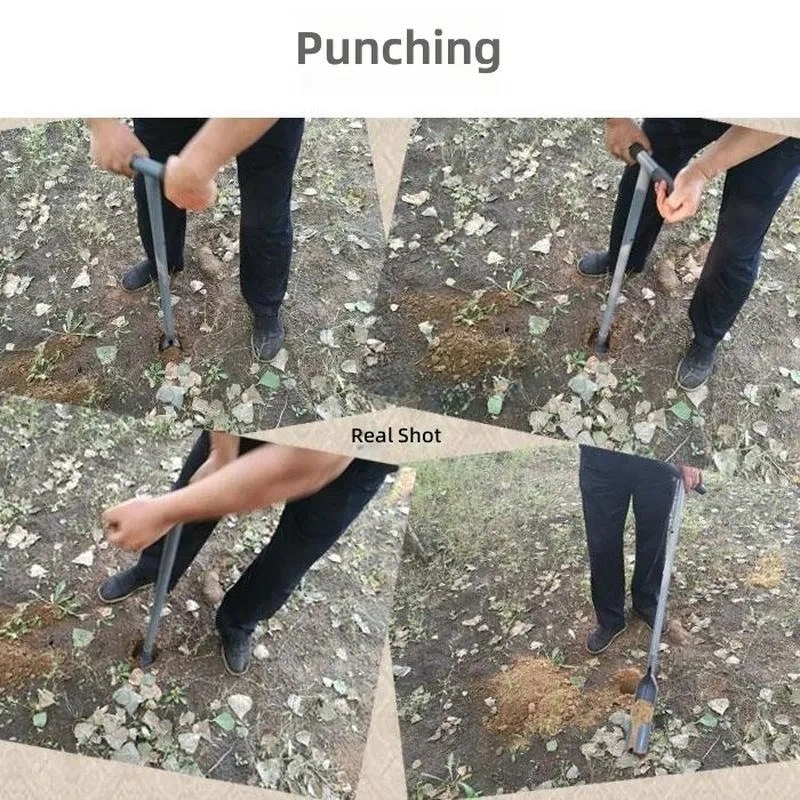 for Luoyang Shovel Set Manganese Steel Quenched Probe Shovel Head Probe Rod Brake Archaeological Tool