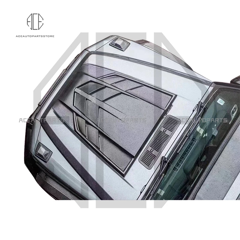 W463A Carbon Fiber Front Hood Scoop For Benz G Class W463A G500 G63 G350 G550 B900 Design Bonnet W464 Carbon Hood 2019-2022