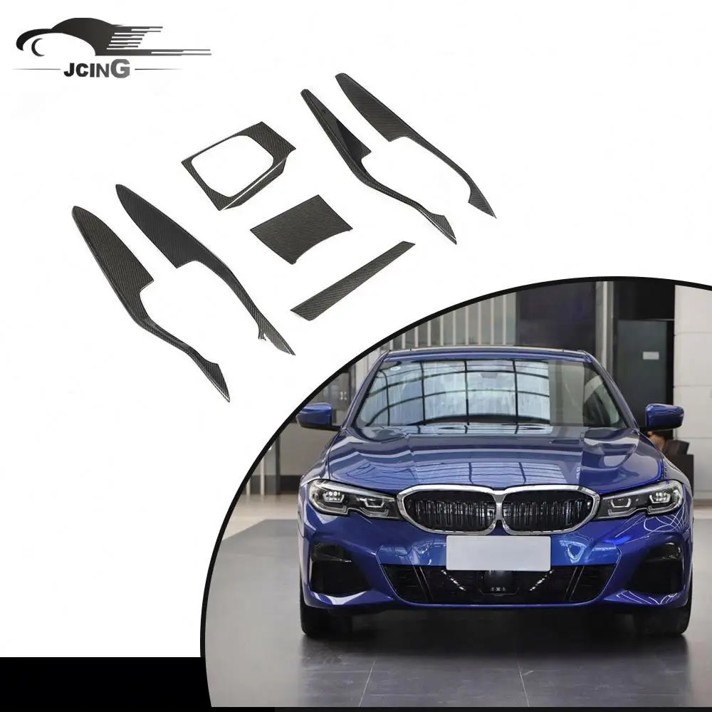 

Suitable for BMW G20 330I M340I sedan dry carbon fiber interior door panel trim 2019-2020