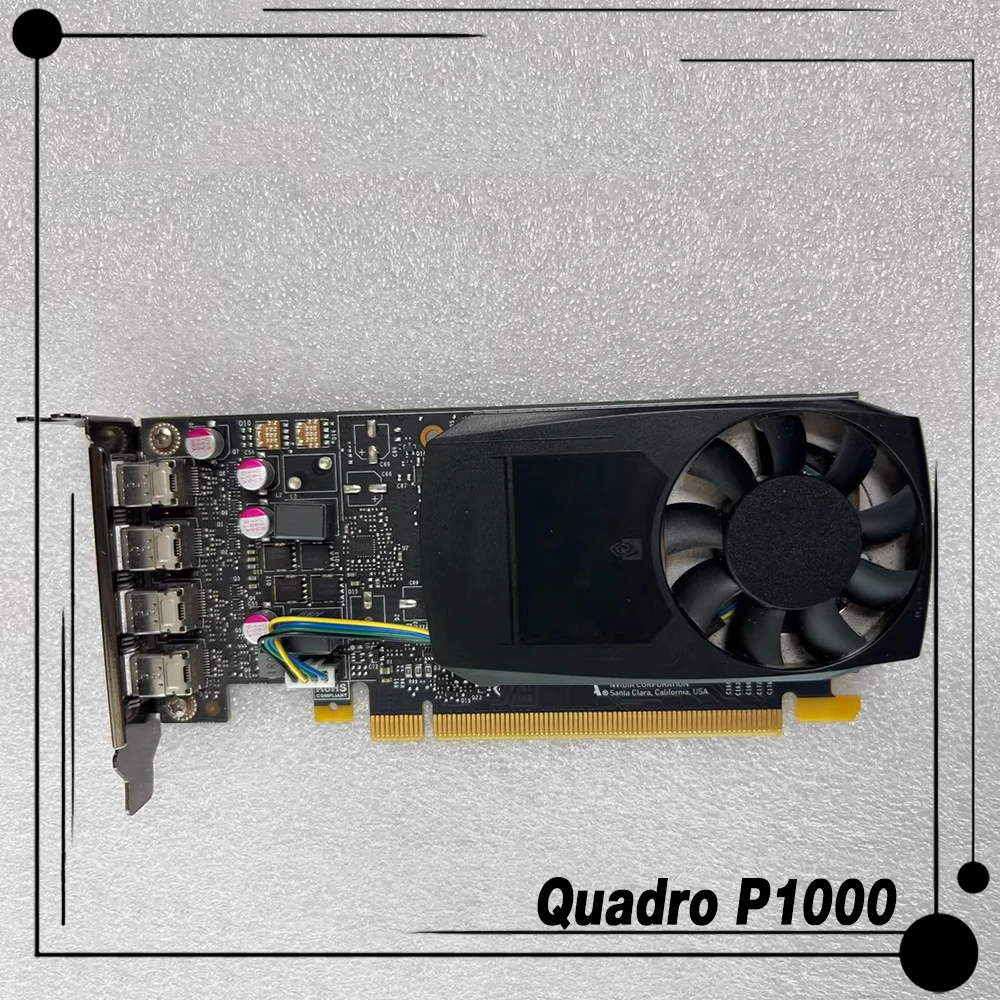 

Quadro P1000 For NVIDIA Professional Graphics Card 3D Modeling And Rendering 4GB GDDR5