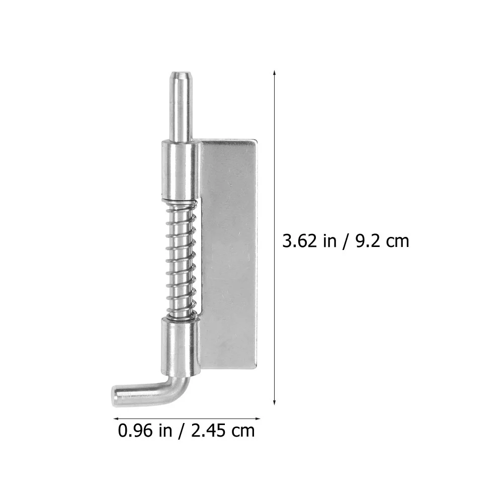 1 Buah Kunci Pintu Jendela Baja Tahan Karat dengan Pegas, Pengunci Keamanan Kuat Anti Karat untuk Gerbang, Kabinet, Kamar Mandi, Pintu Interior, Baut Geser