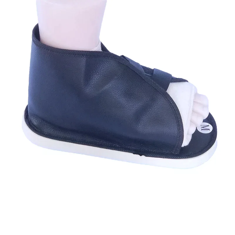 Anti Slip Flat Cast Walking Boot Shoe Breathable Foot Protection Broken Recovery Foot Drop Braces Cover Orthopedic Foot Support