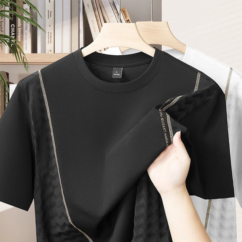 

Unisex T-shirt Men s Clothing Short Sleeve Summer Streetwear Oversize Casual Tee Pure Cotton