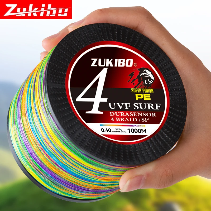 Zukibo SUPER POWER – Sedal trenzado 4 hilos 12-100LB - imagen 4