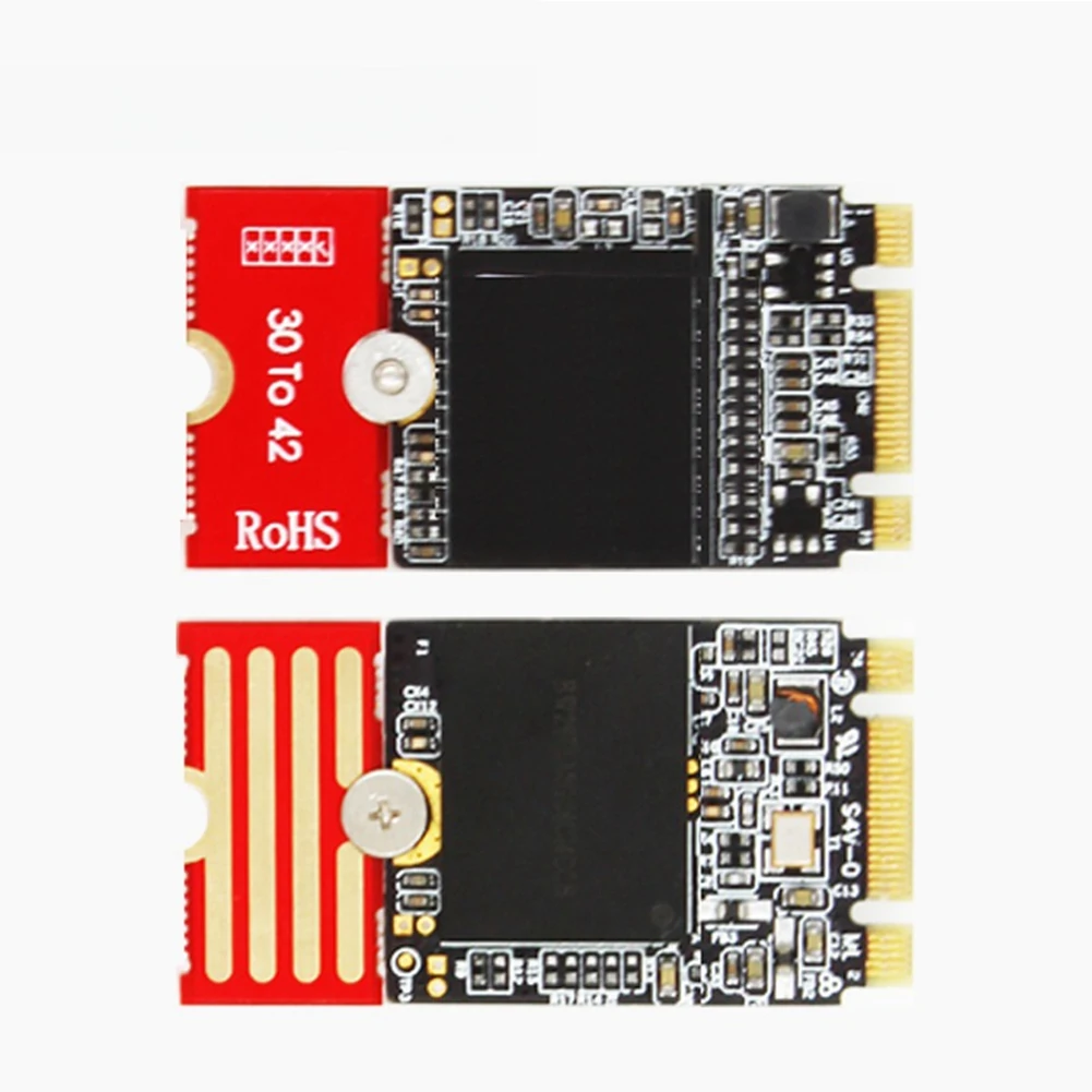 A43M 2Pcs M2 M2PLUS NGFF NVME M.2 Extended Transfer 2230, 2242, 2260, 2280 Aircraft M2 CHANGE LONG SIZE U.2 M3 M.3 SSD 24BB