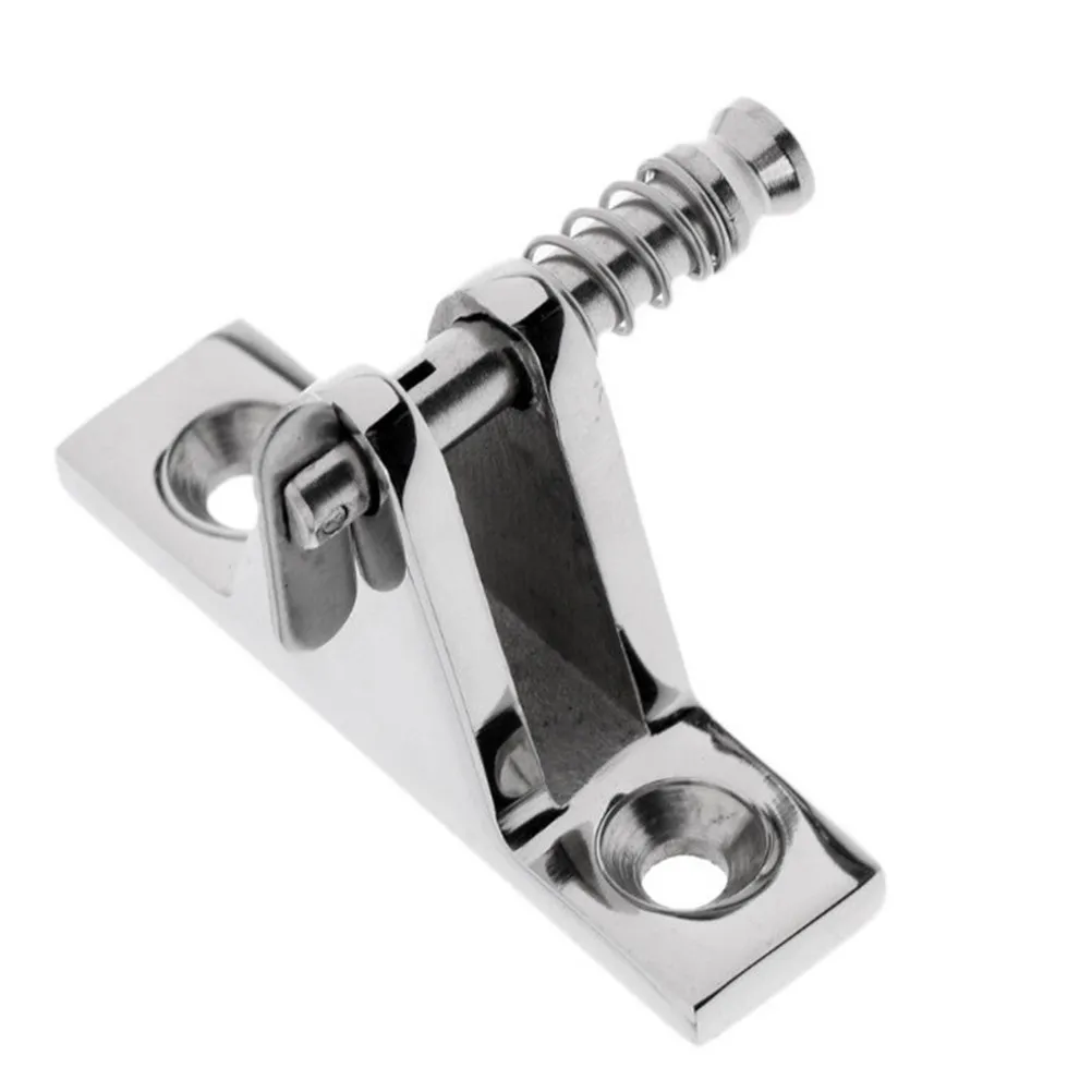 Stainless Steel Boat Awning Accessory for Kayak Canoe Dinghy Raft Marine Canopy Fitting with Mirror Polish Mounting Screws