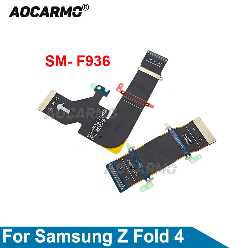 Aocarmo Main Board Connection LCD Spin Axis Flex Cable Replacement Repair Parts For Samsung Galaxy  Z Fold4 Fold 4 SM-F936