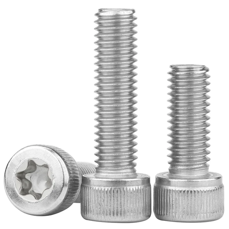 304 Stainless Steel Six-Lobe Torx Cap Head Screws M2 M2.5 M3 M4 M5 Torx Socket Head Bolts
