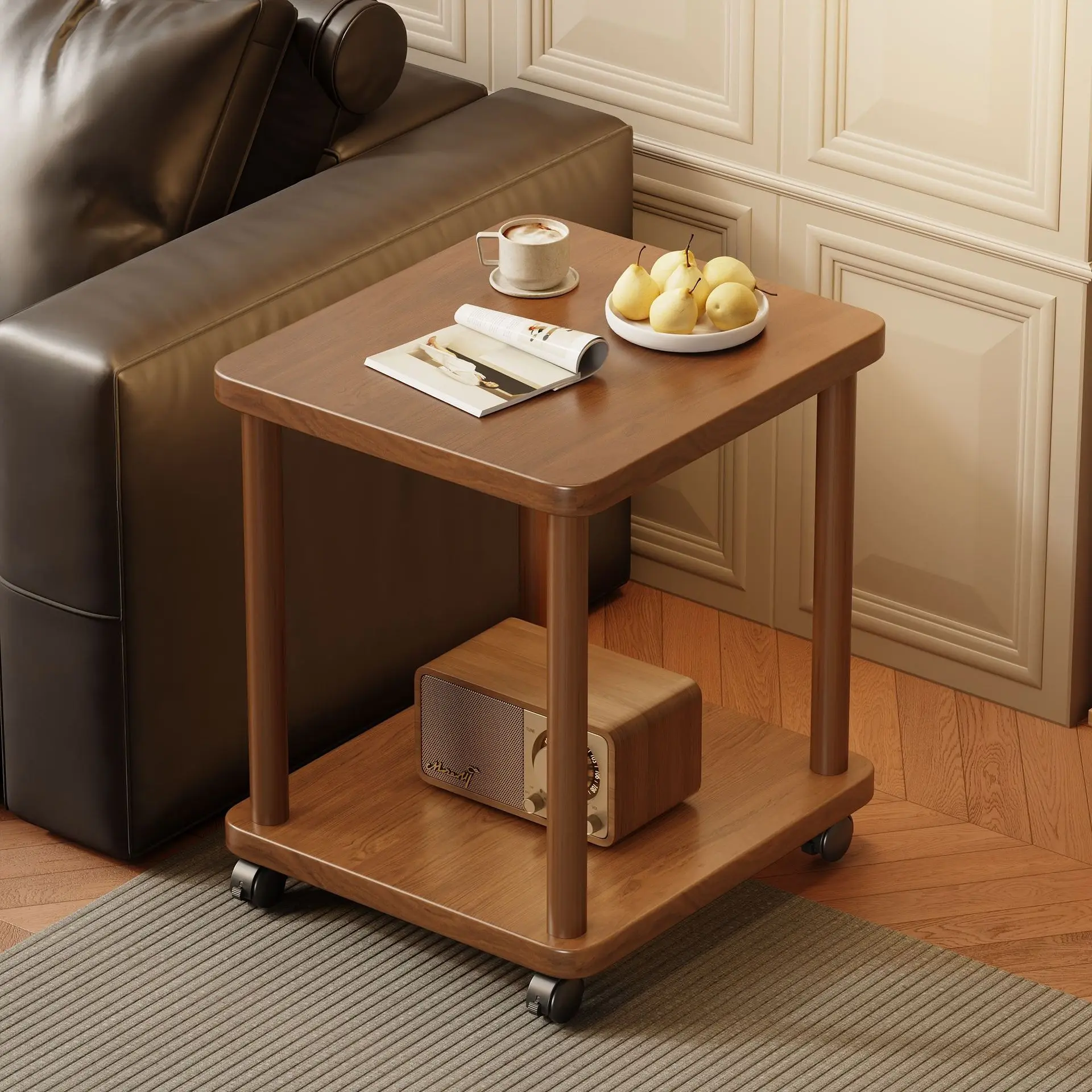 Small table removable sofa side few living room simple small square table rack