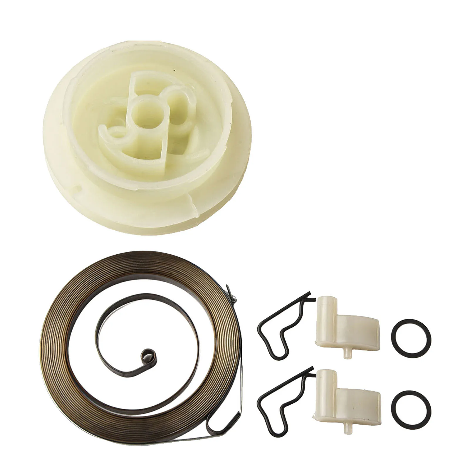 Kit de trinquete de cuerda de resorte de polea de arranque de retroceso para piezas FC55 FS55 FS45 FS46 FS38, polea de arranque, resorte de retroceso, cuerda de arranque