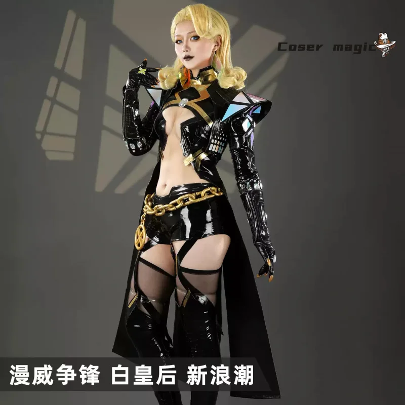 لعبة منافسان الملكة البيضاء أزياء تنكرية للهالوين كرنفال حفلة عيد الميلاد لعب الأدوار الملابس الملابس #1