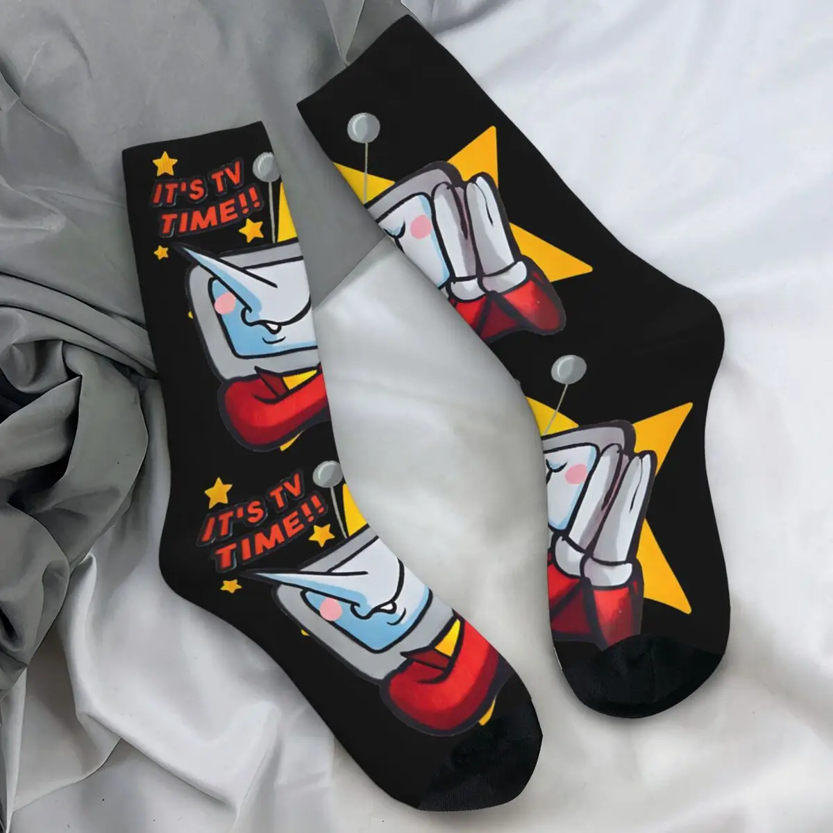 السيد النمل تينا Deltarune جوارب توقيت التلفزيون نمط الجدة الجوارب الخريف المضادة للانزلاق الجوارب الرجال الدراجات جوارب ناعمة متوسطة