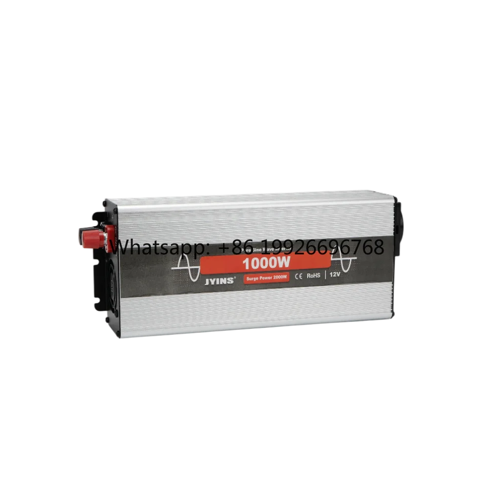 

1000W Pure Sine Wave Single Phase Power Inverter 12V 24V DC 110V 220V AC 2000W Peak Power 90% Efficiency CE Certified Home