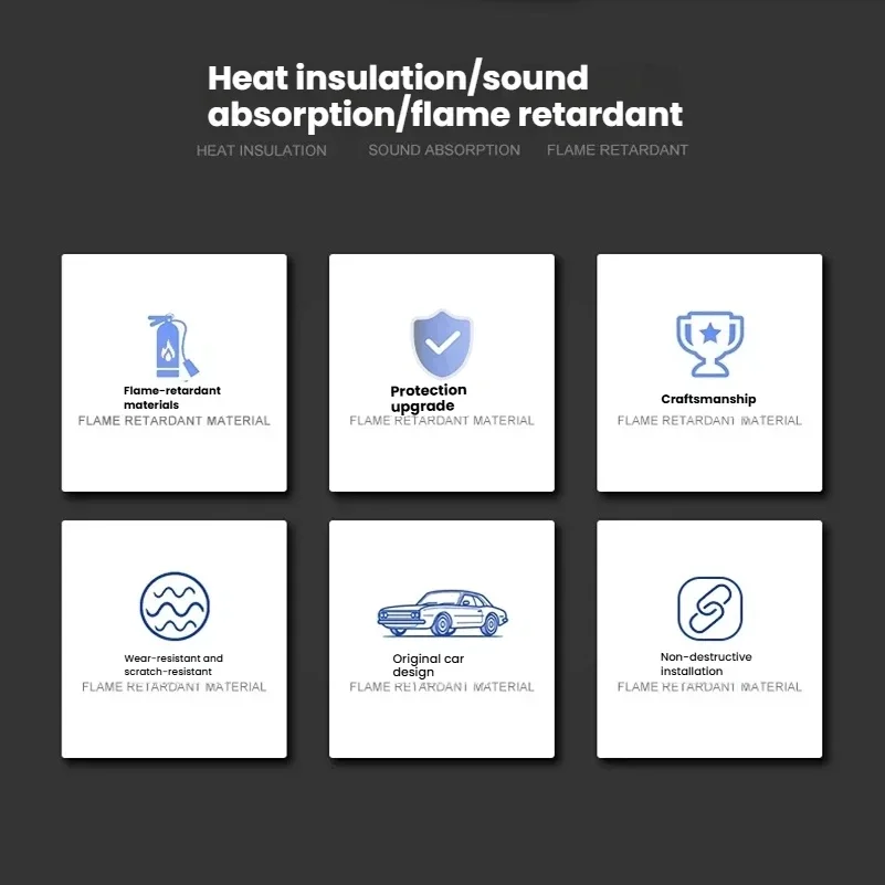 Hood Heat Insulation Pad For BMW 3 Series E90 E91 E92 E93 335i 320d 2005~2011 Front Soundproof Cotton Mat Sound Car Accessories - view 4