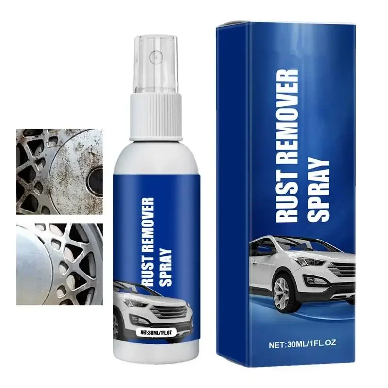 Car Rust Inhibitor Liquid Reconditioning Agent, Auto Derusting Spray, Metal Chrome, Anti-Rust, Remover for Car Maintenance, 30ml