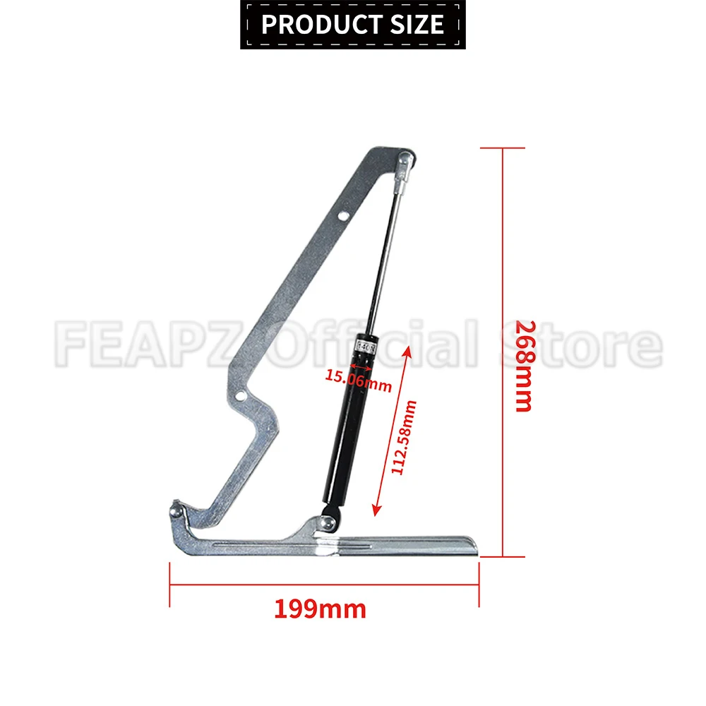Gas Spring Piston Hinge With Fixing Bolts For Keter Store It Out Max Arc Ace Prem 1150 XL Elite WLPS Replacement Part