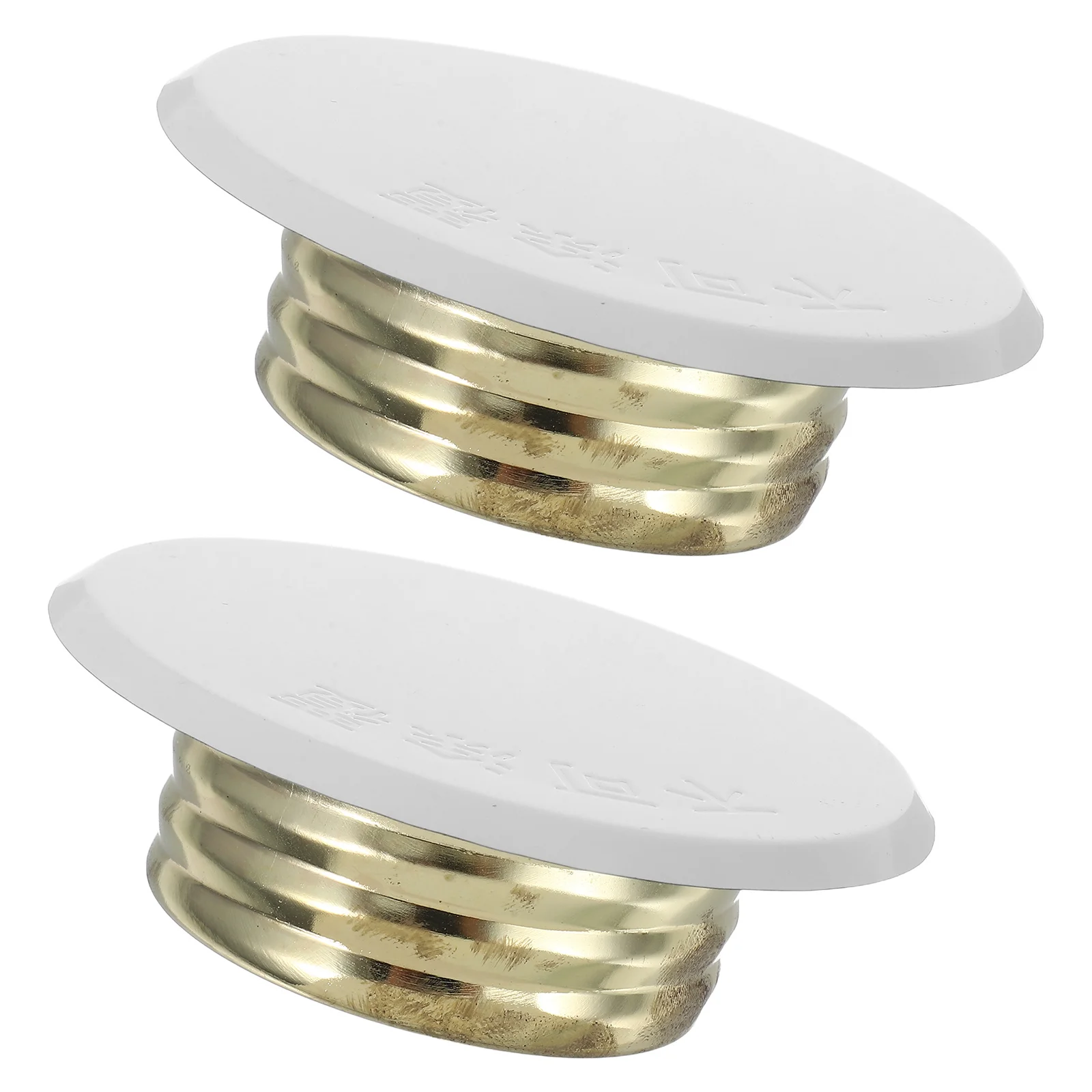 2pcs Concealed Fire Covers White Ceiling Cover Plate Easy Replacement For Fire Sprinkler System Sprinkler Head Protector Ceiling