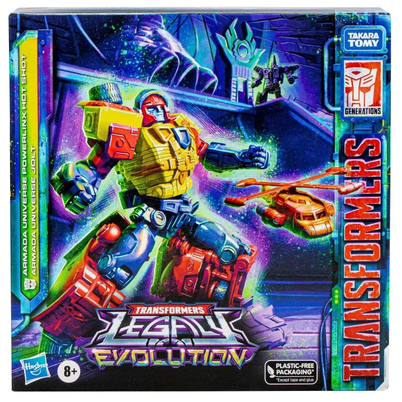 

Takara Tomy Hasbro Transformers Legacy Evolution Armada Powerlinx Hot Shot Jolt SDCC Action Figure Model Ornaments Hobbies Toys