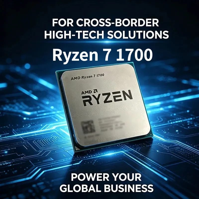 Procesador AMD Ryzen 7 1700 R7 1700 de 3.0 GHz, Ocho Núcleos, Dieciséis Subprocesos, 65W, Socket AM4 YD1700BBM88AE